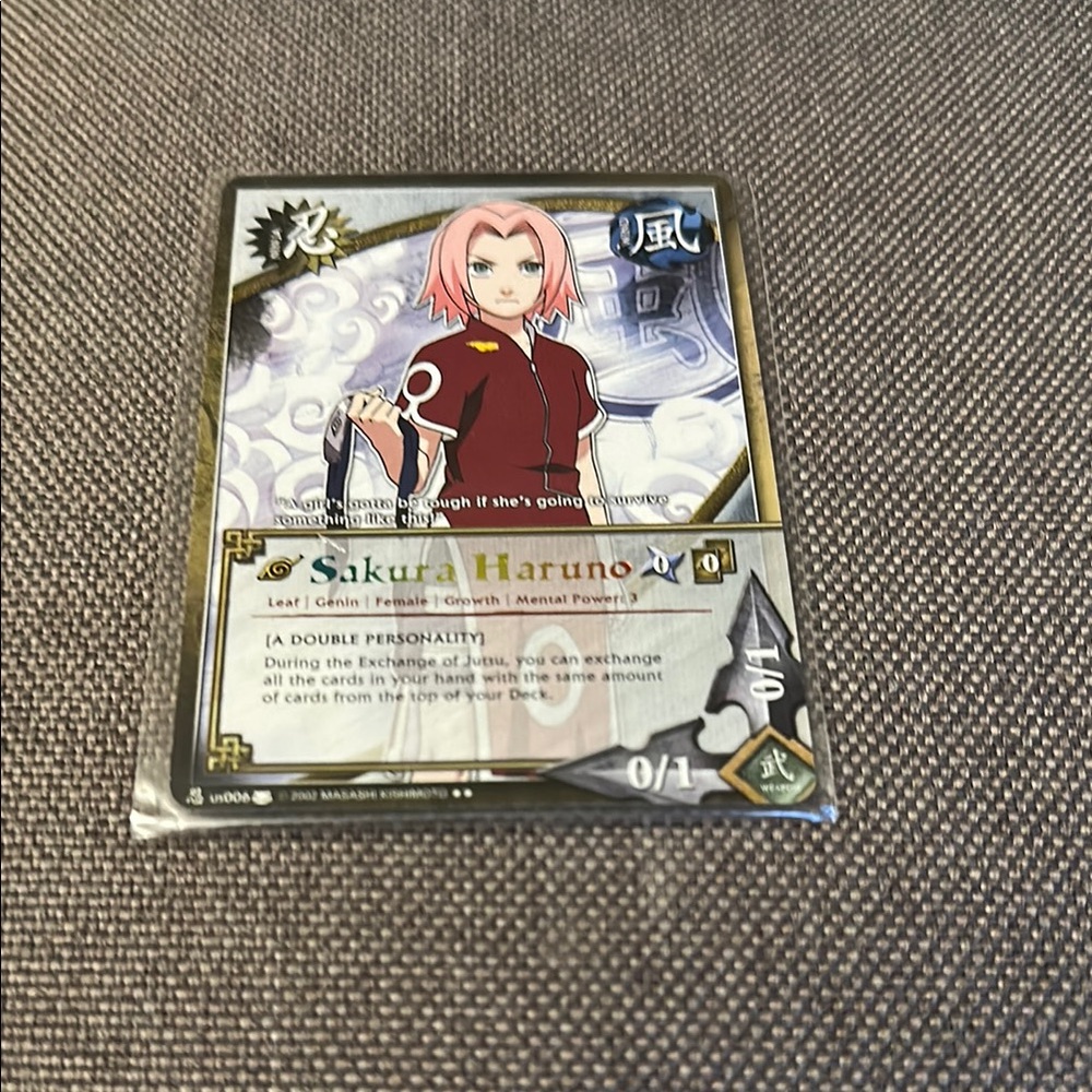 Naruto CCG, PROMO United States: Sakura Haruno N-US006 HOLO FOIL